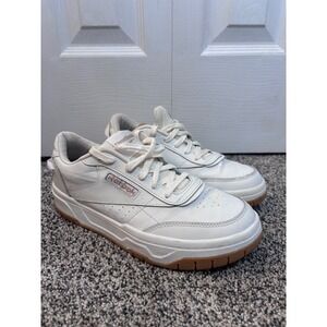 Reebok Court Victory Sneakers White Gum Sole Athletic Shoes Womens 8.5